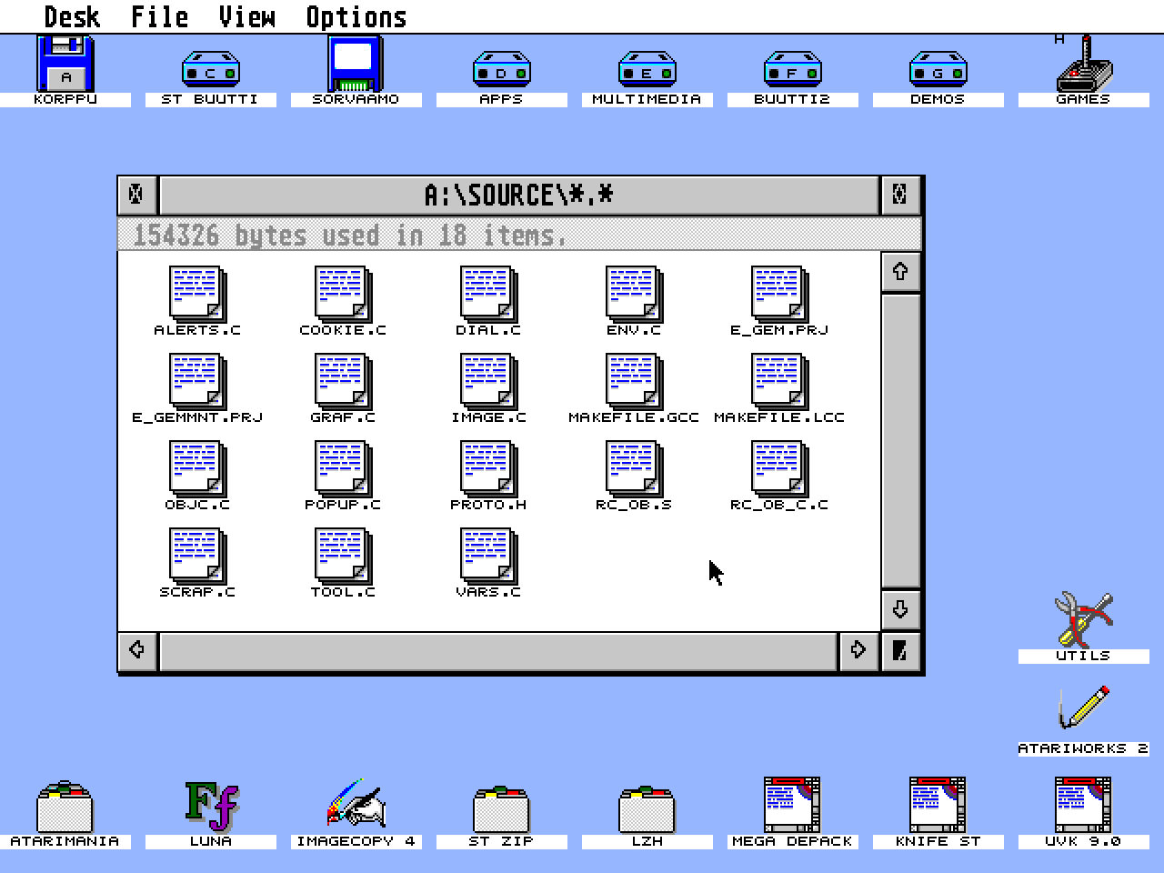 EnhancedGEM atari screenshot